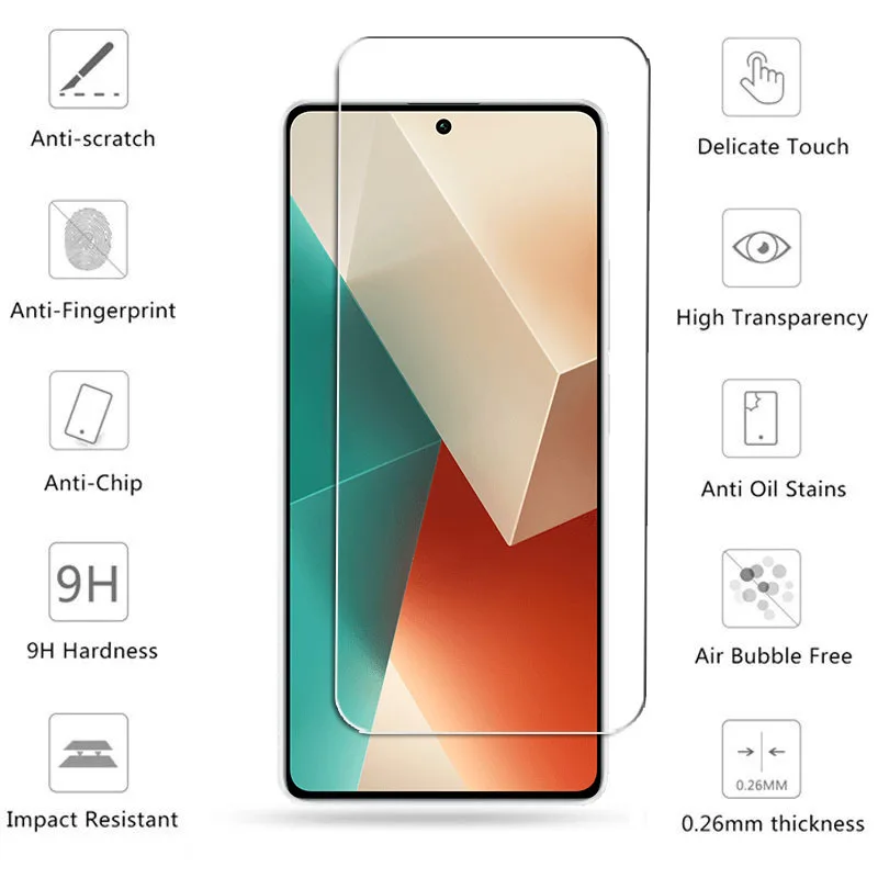 6in1 pro Xiaomi redmi nota 13 5G temperované sklo obrazovka sklo redmi nota 13 pro obrazovka ochránce čočka filmovat redmi nota 13 pro