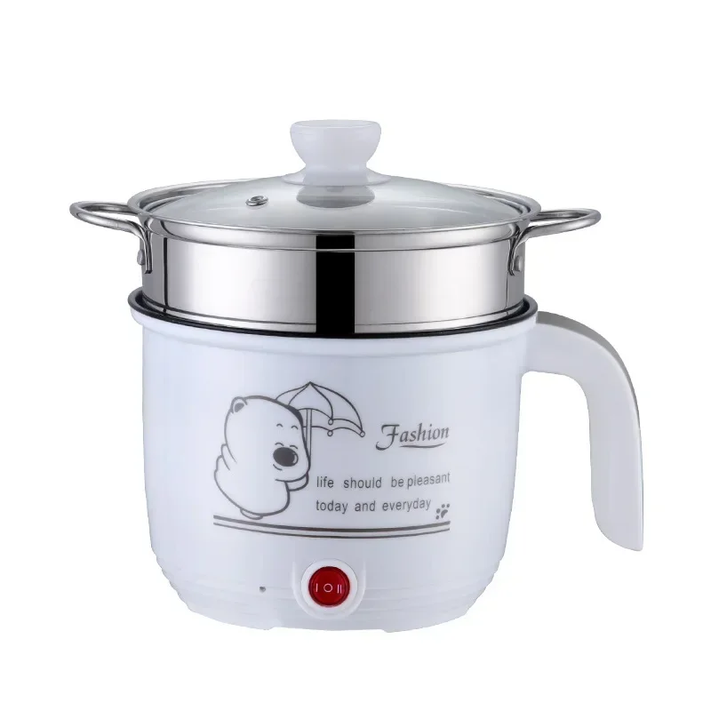 220V Mini Rice Cooker Electric Cooking Machine Single Double Layer Available Hot Pot Multi Electric Rice Cooker 1.8L 2