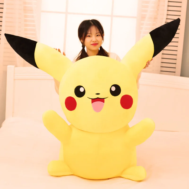

Large Pikachu Plush Charmander Snorlax Toy Bikachu Doll Creative Dolls Give Birthday Plush Gifts