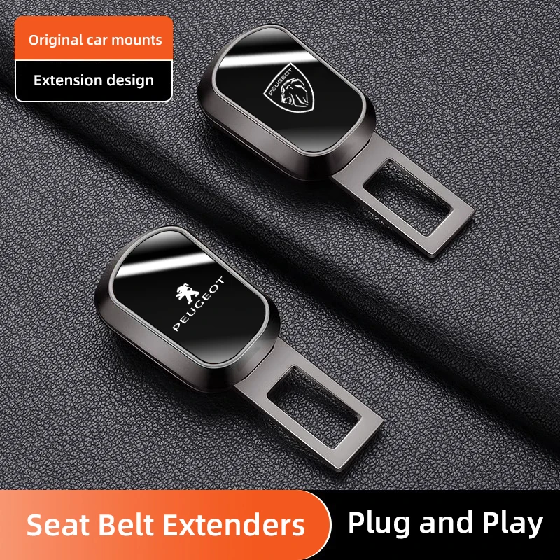 Prolongateur Ceinture Sécurité Pour Peugeot 308/408/508/2008/4008/5008 - Lot De 2, Désactive L'alarme Siège