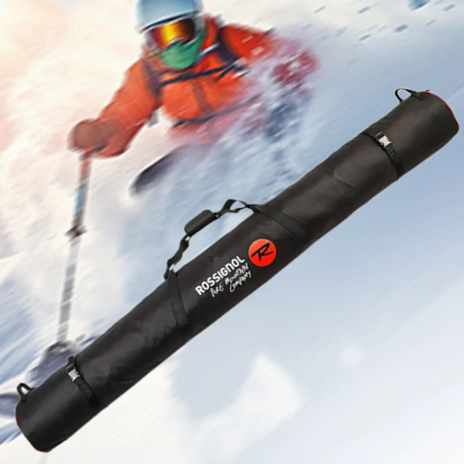 Ski Equipment Storage Bag Wear Resistant Portable Water Resistant Ski Case Hand Bag for Skiing Winter Sports Travel Snowboarding
