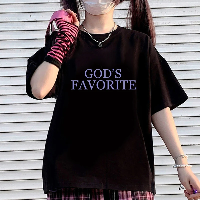 

Kpop T-Shirt Fairy Grunge Tops Kawaii Graphic Tee Y2k Streetwear Casual Loose Cool Summer Tops Popular Fashion Women Clothes