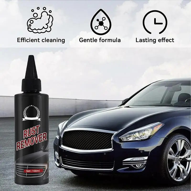 

car Rust Remover Spray Multi Purpose Rust Remover Liquid Metal Surface Chrome Paint Car Maintenance Wheel Hub Refurbishing Agent