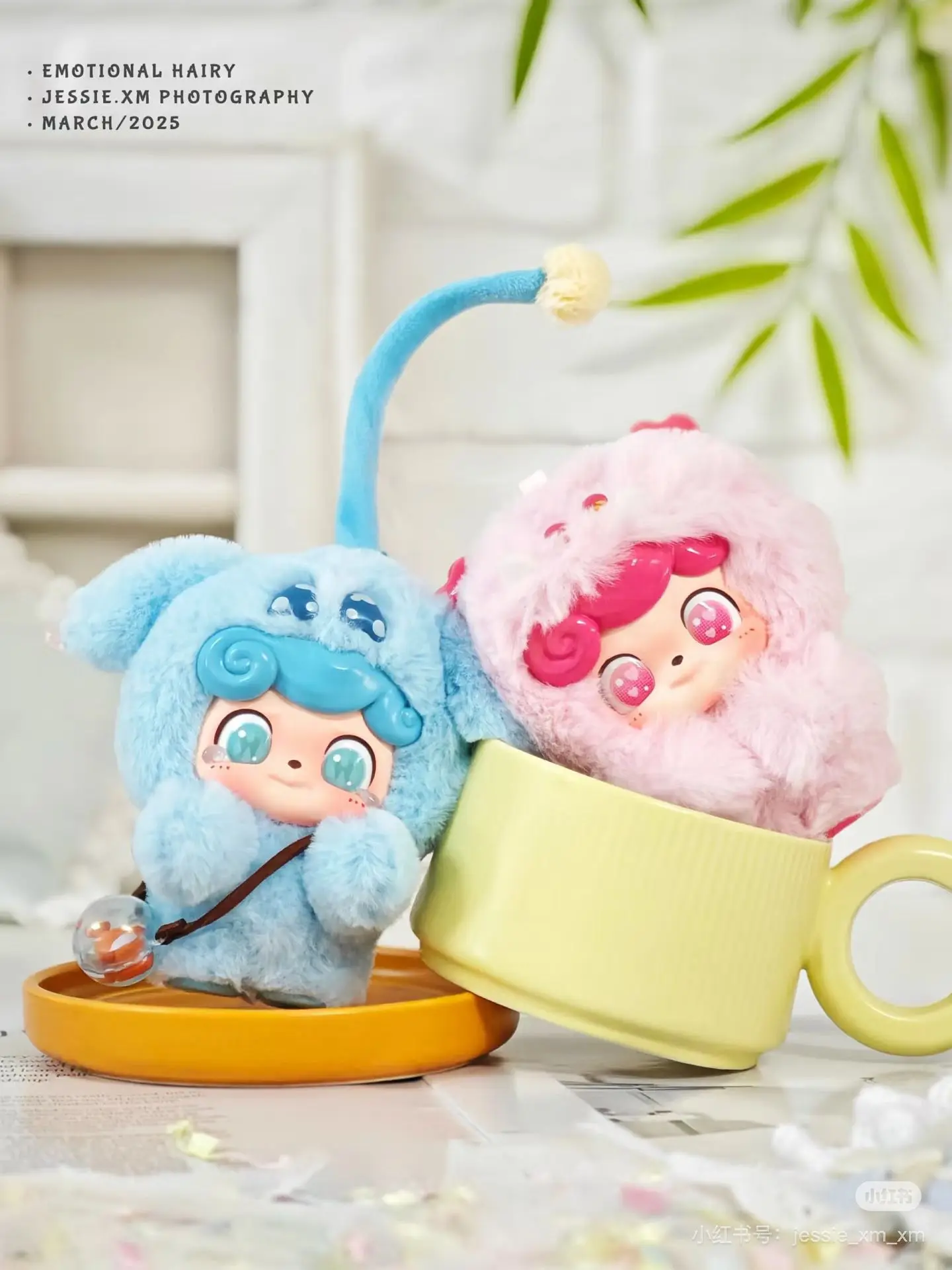 In Spot Jotoys Qkid Emotional Hairy Monsters Series Blind Box