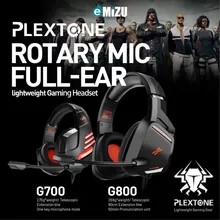 

New VideoPlextone G800 / G700 Extra Bass 3.5mm Audio Jack Gaming Earphones Stereo Gamer Headphones With Mic