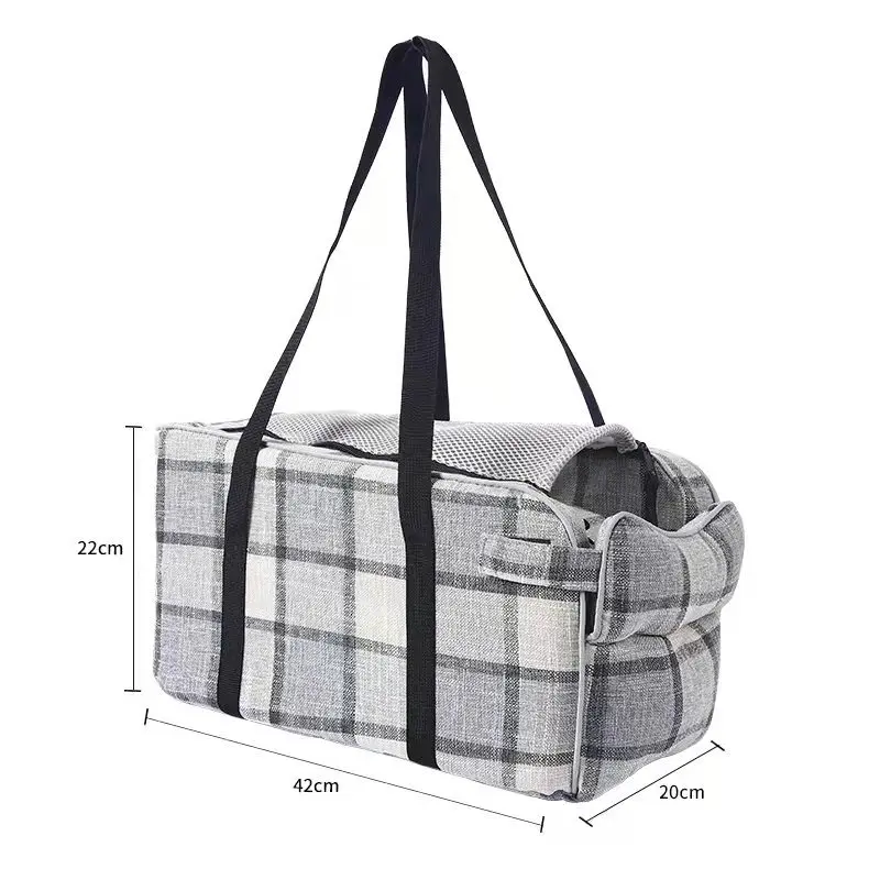 Plaid with grid