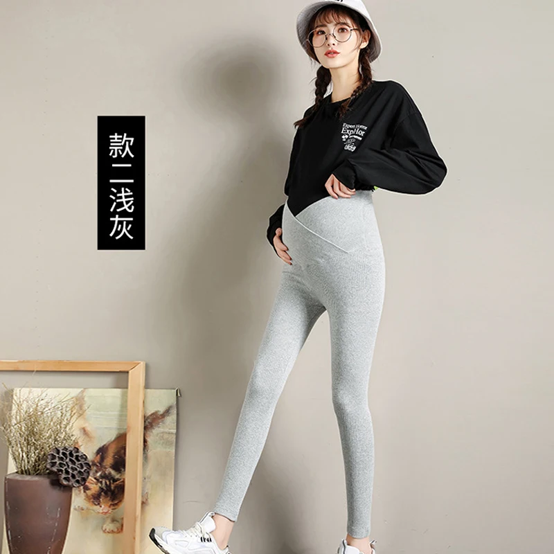 Maternity Leggings Spring Cotton High waist Pants Pregnant Women Clothes 1919/1823