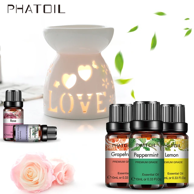 10ml Lavender Essential Oils Pure Natural for Diffuser humidifier Aromatherapy Jasmine Vanilla Aroma Oil for Skin Care, DIY Soap 6