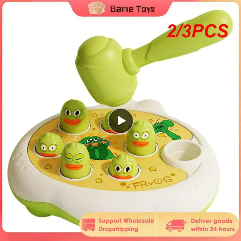 

2/3PCS Duck/Frog/Pig/Seals Baby Toy Montessori Learning Game Educational Puzzle Gift for 12 24 Months Toddler Boy/Girl with