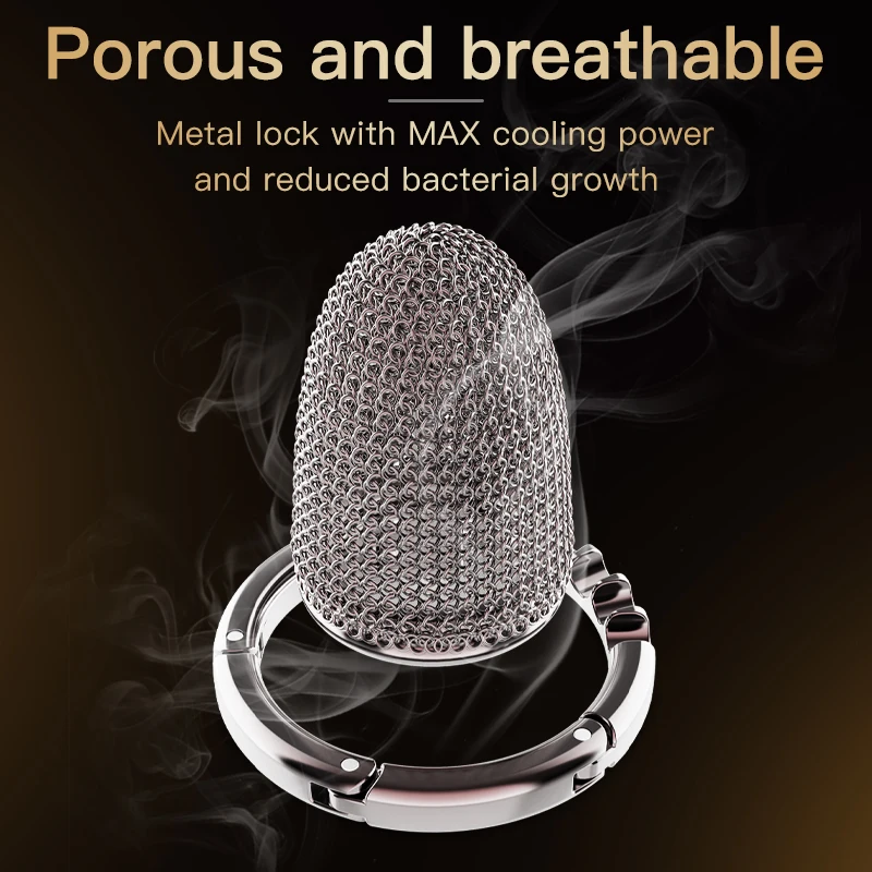 SEVANDA New Upgrade One-Piece Adjustable Snap Ring Metal Mesh Male Chastity Cage Aluminum Alloy CB Penis Lock Cock Cage for Men penis chastity cage chastity lock sex toy