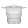 Folding Silicone Electric Kettle Travel Water Heating Boiler Noodles Soup Pot Food Cooker Hotpot Cooking Skillet 1