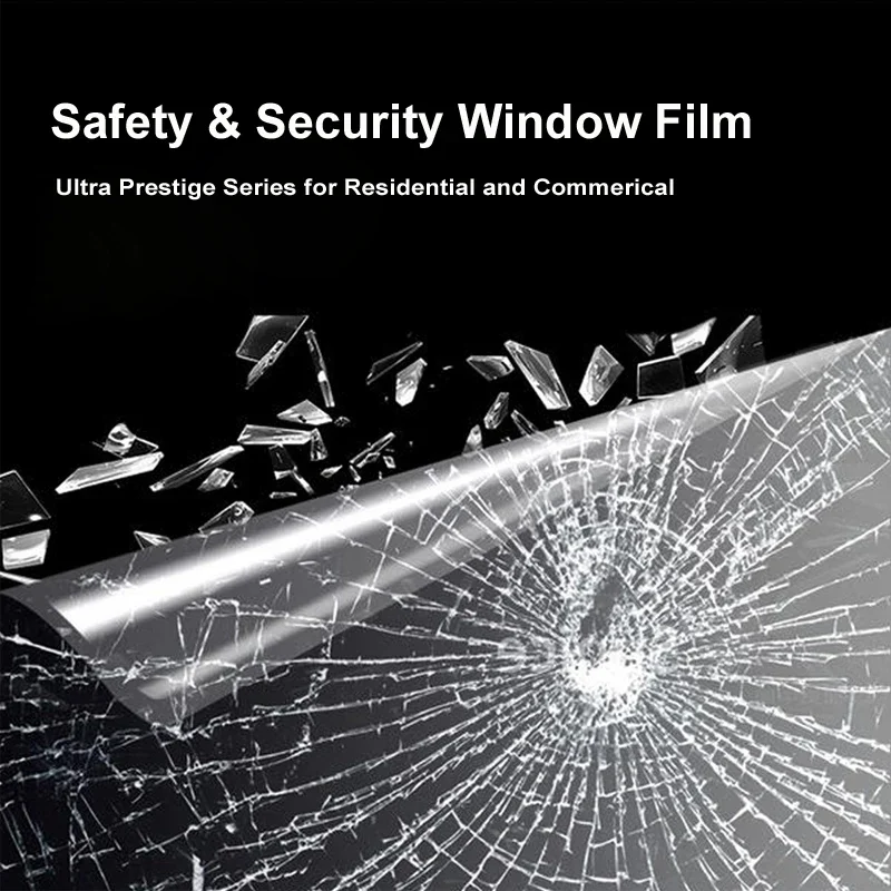 WindowSecurityFilmSafetyClearWindowFilmWaterproofGlassTint24MilAdhesiveVinyl