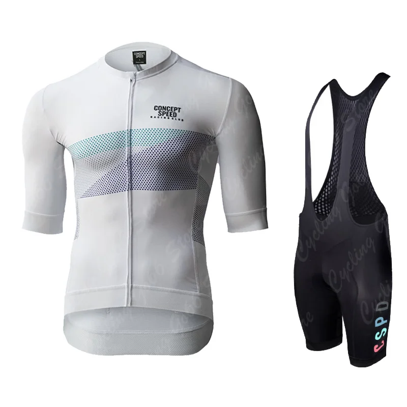 2022 Men Summer Cspd Cycling Jersey Set Breathable Racing Cycling