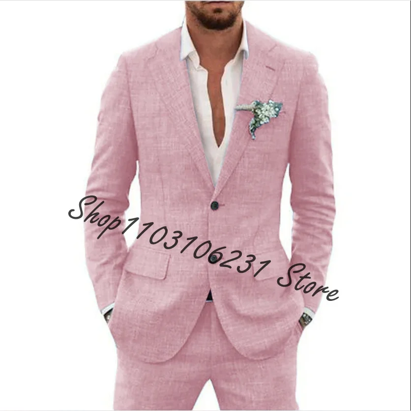 Legújabb Gyolcs Apaállat kabát nadrágot Lezser Fiatal házas tuxedos esküvői men's suits 2 pièces Csekély illeszkedő beste férfiak suits Viselet homme Igazság