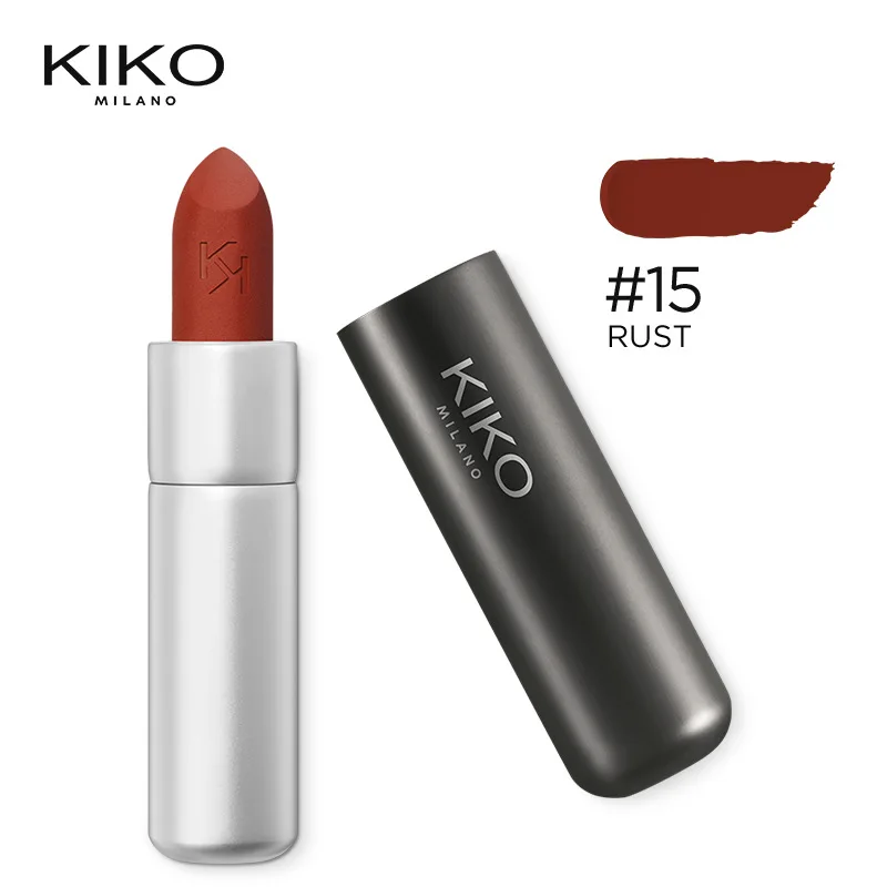 

Italy KIKO High Quality Brand Lipstick Matte Satin 13 Colors Long Lasting Waterproof Lip Stick Lips Beauty Makeup Comestics