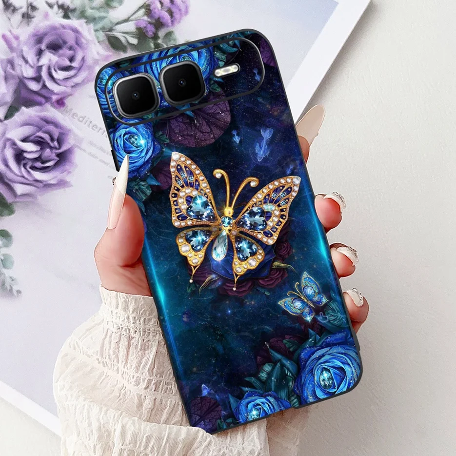 Stylish Butterfly Painted Soft Silicone Protective Case