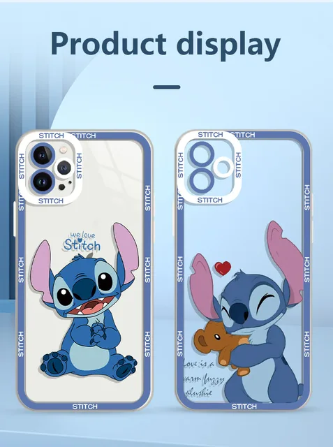 Coque pour Xiaomi Redmi Note 12 Pro 5G Officielle de Disney Stitch Bleu -  Lilo & Stitch