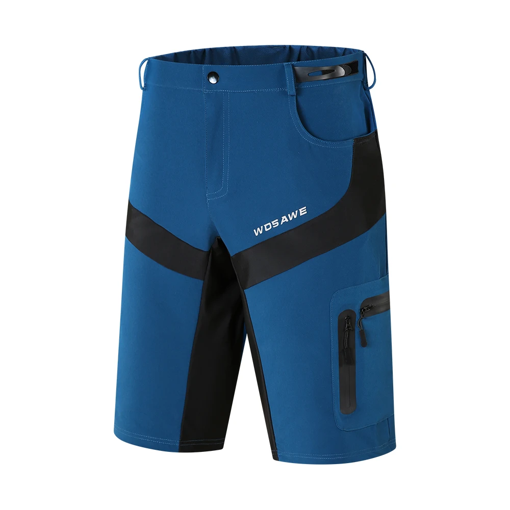 WOSAWE MTB Bike Shorts Multi-Pockects Breathable Loose fit Riding Road Bike Shorts Outdoor Sports Waterproof Cycling