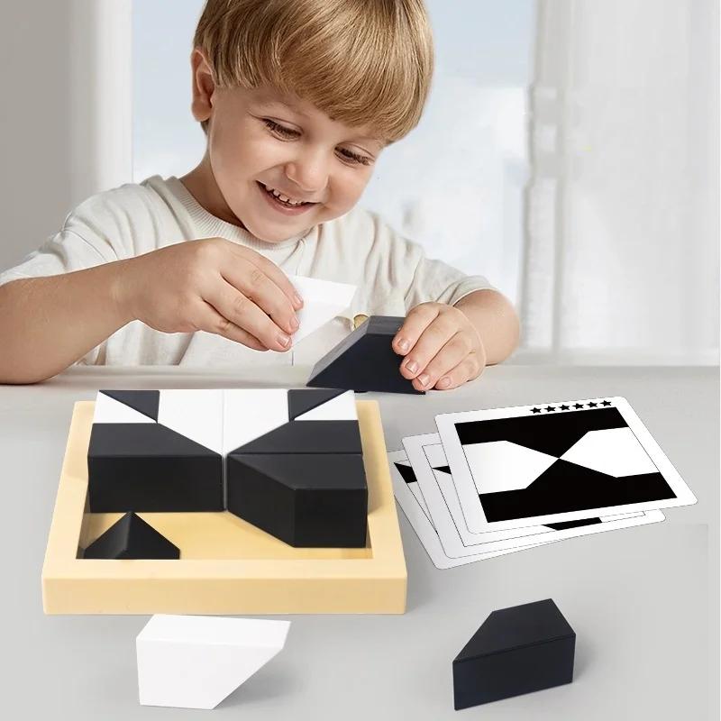 

Puzzle Montessori building blocks puzzle toys cultivate children's spatial thinking imagination ability parentchild interact
