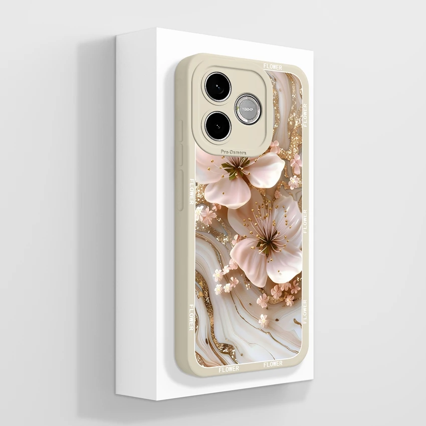 Cute Cat Claw Cartoon Print Phone Case with Camera Protection - Soft Liquid Silicone Housing