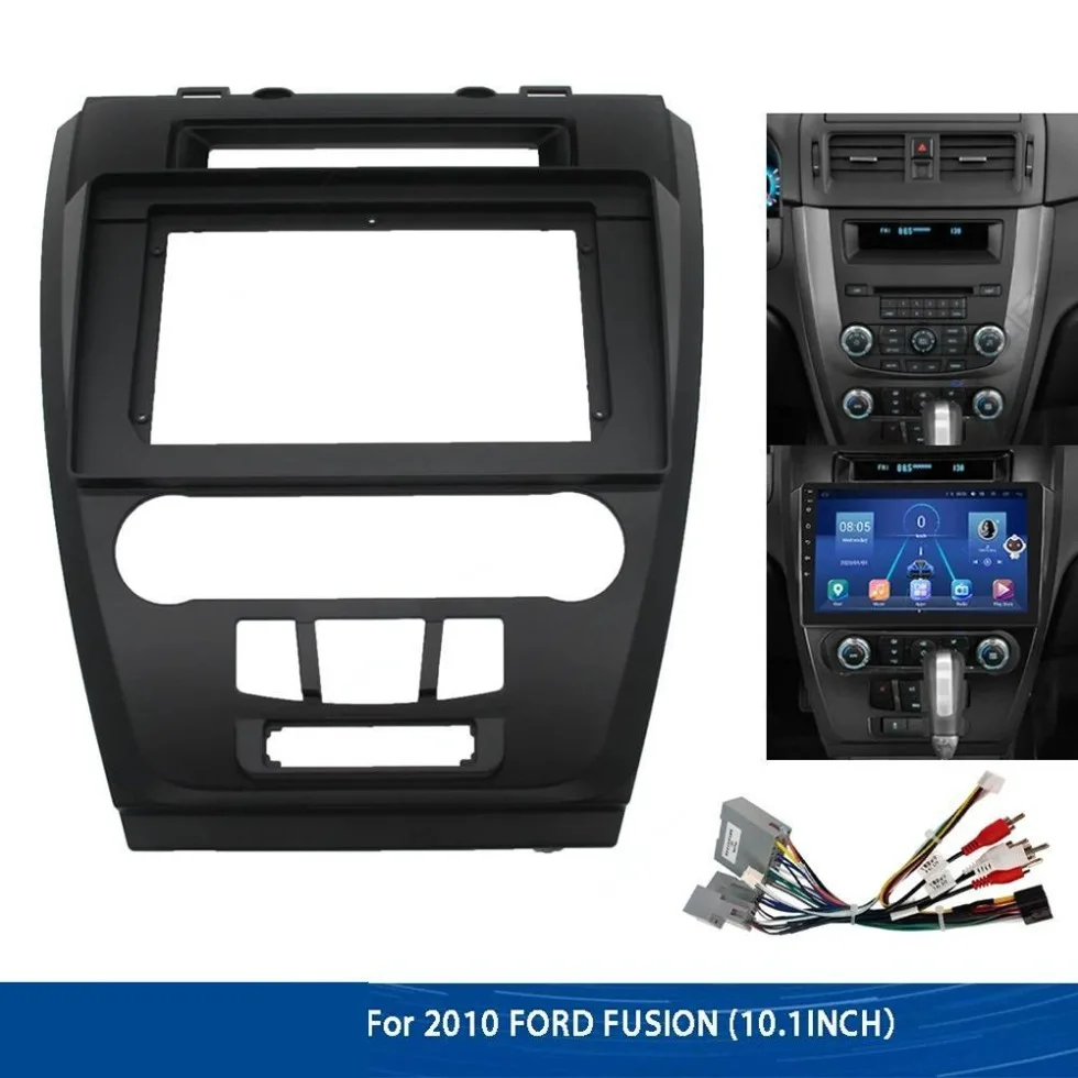 

Car Audio 10.1 INCH Screen Fascia Adapter For FORD FUSION 2009-2012 2Din Dash Head Unit Android MP5 Panel Frame Installation Kit