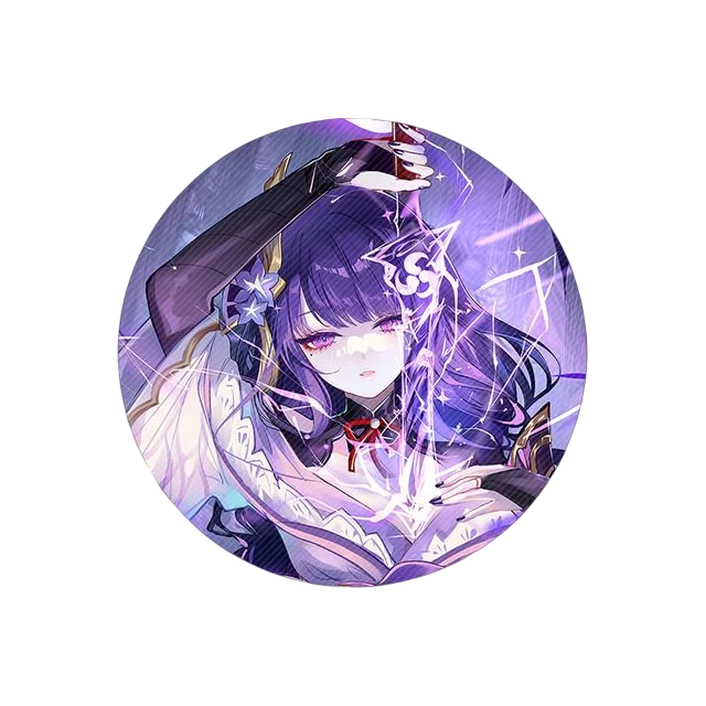 58mm Game Genshin Impact Brooch Pins Anime Badge Cosplay Yae Miko Xiao Zhongli Accessories For Clothes Backpack Decoration Gift Raiden Shogun