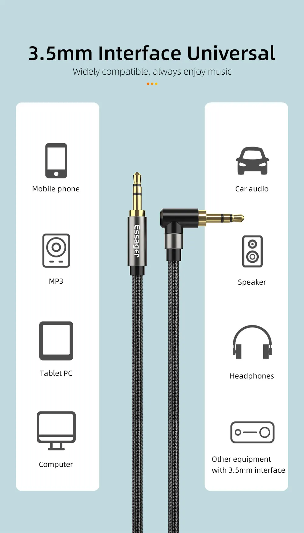 ESSAGER AUX Cable Image 4