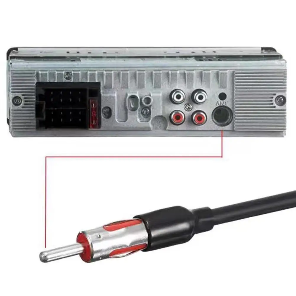 

1x адаптер для автомобильной радиоантенны, ISO-разъем, кабель для FM AM-антенны, автомобильный аудиоконвертер для стереоголовного устройства, радиоантенна Ad A5F5