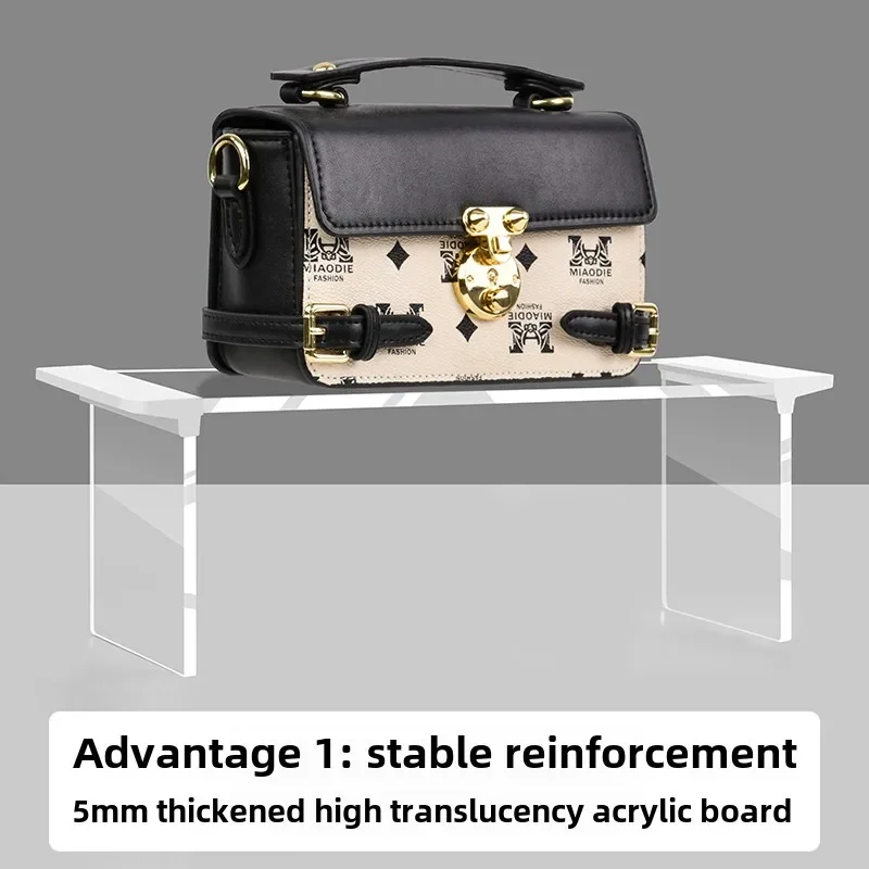 Acrylic Display Rack Transparent Height Increase Shoe Ornament Storage Rack Figurine Display Multifunctional Storage Holders 2