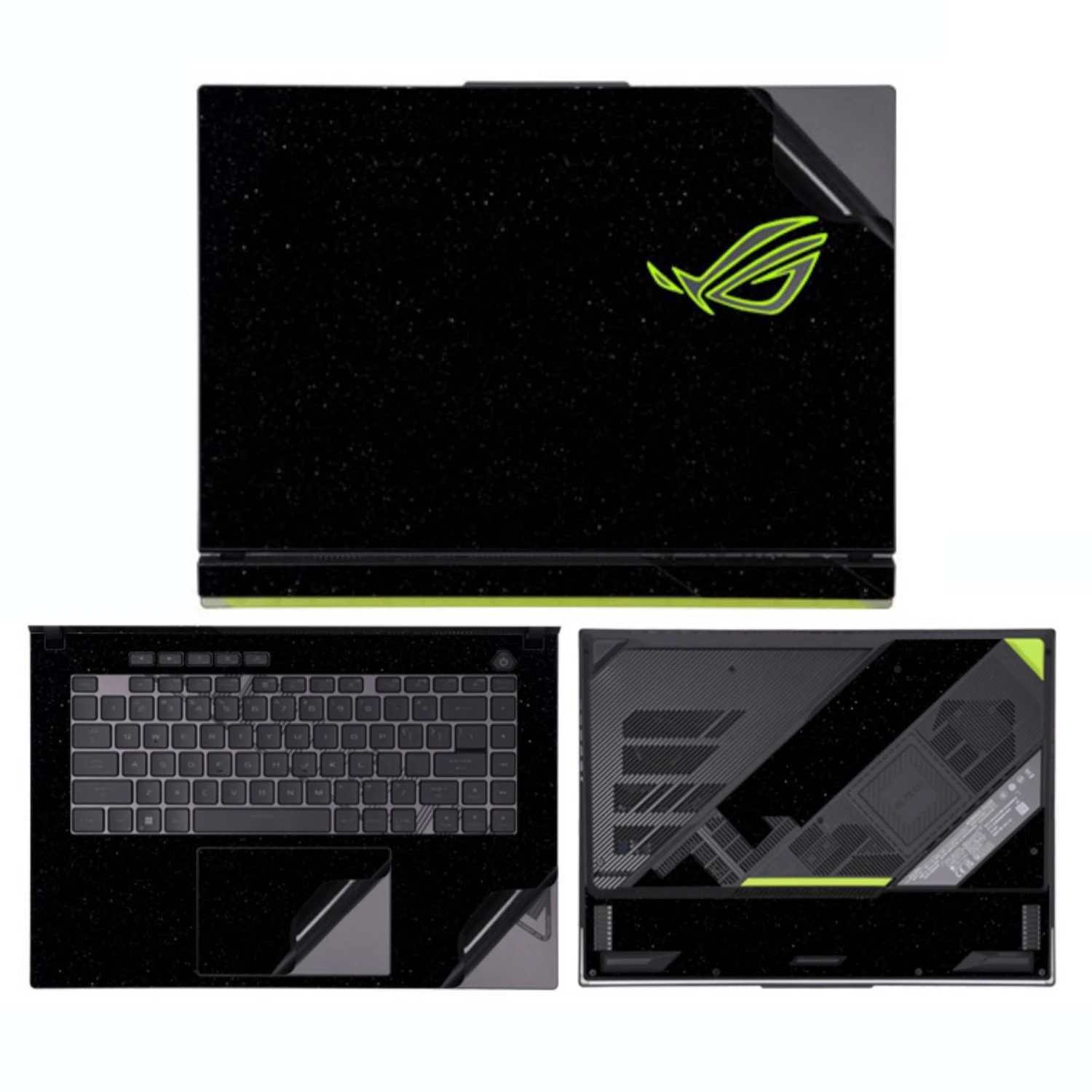 Vinil Laptop Shell Skin para Asus Rog Strix G16 G18 2023 G614j G814j Adesivos Pré-cortados Strix Scar 16 18 G634j G834j - Imagem 6