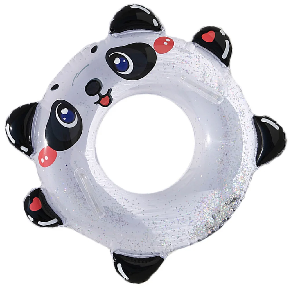 

Panda Swimming Ring Kid Toy Buoy Inflatable Tube with Handle Pvc Child Floating