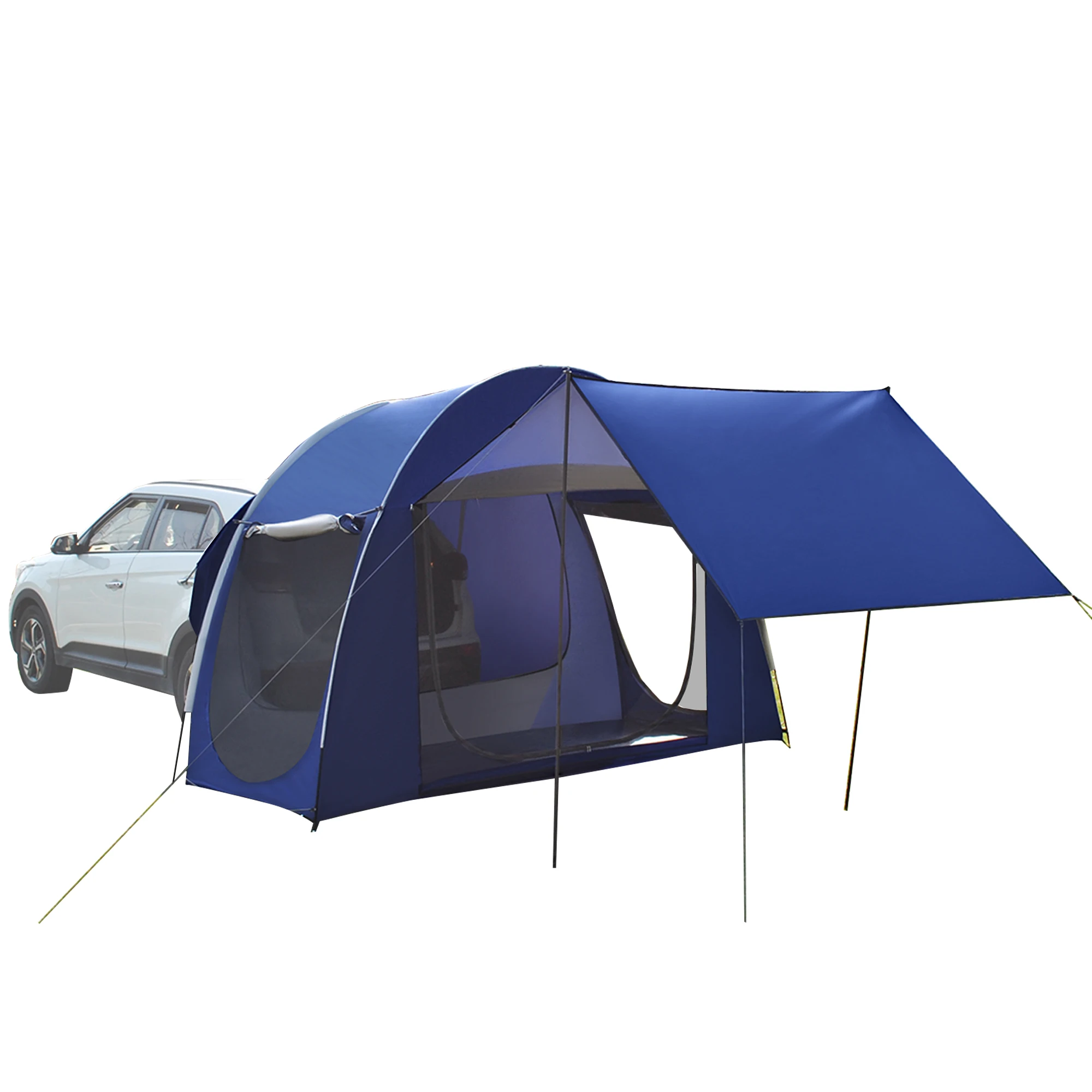 Car Rear Tent SUV Tents Hatchback Tents for Camping with Tall Hall Huge  Screen Doors and Tons of Interior Space