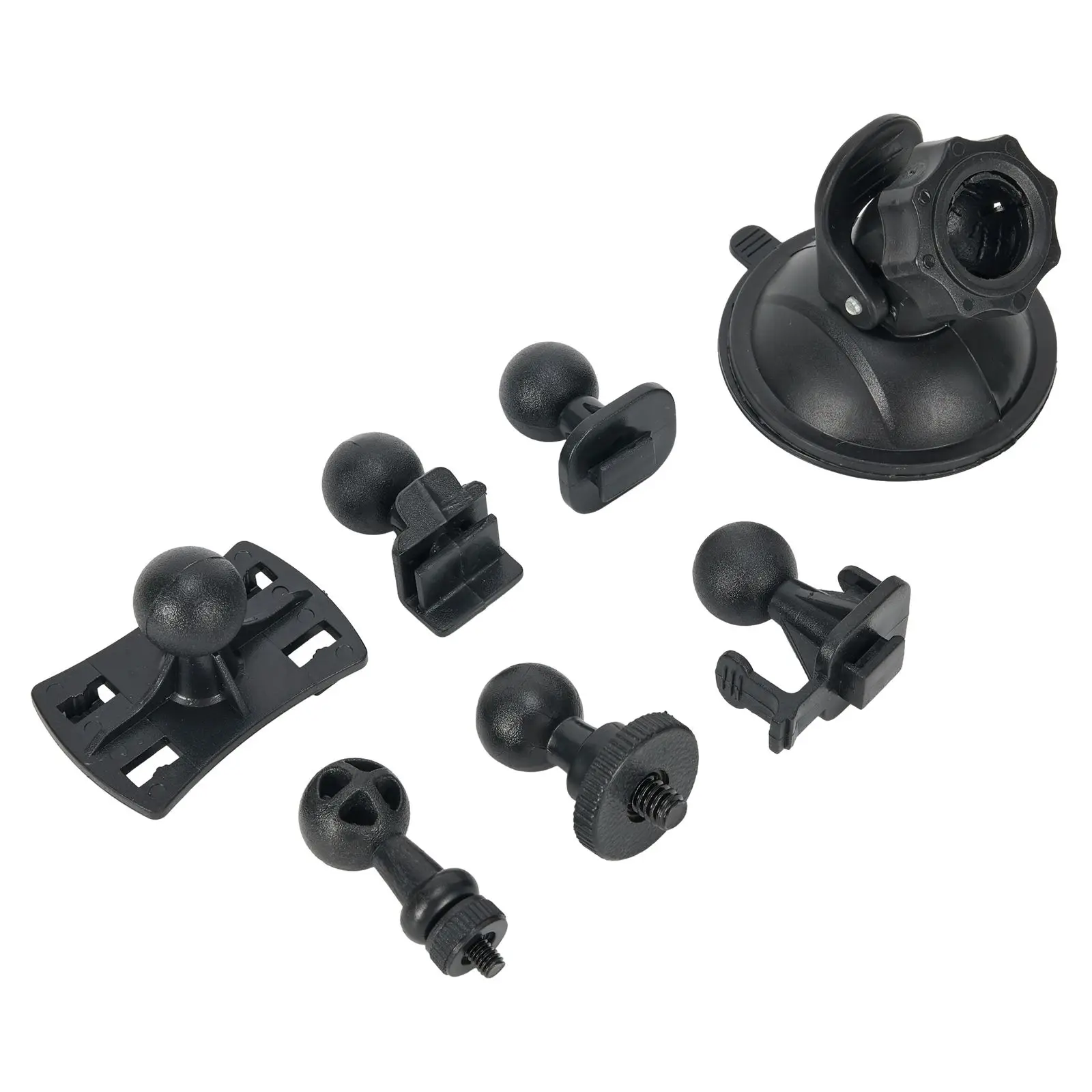 

Car Suction Cup For Dash-Cam Holder Vehicle Video Recorder With 6 Types Adapter Auto Dashboard/windshield Rotating Mount Holder