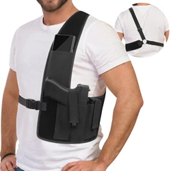 Multifunctional Underarm Concealed Carry Holster with Phone Pouch (Right Hand)