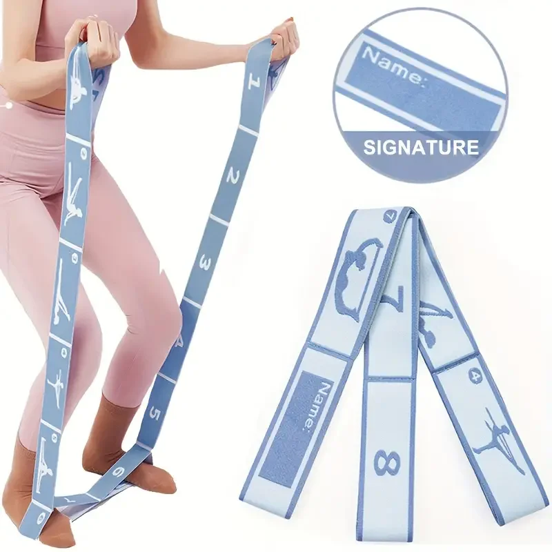 Yoga Resistance Bands Resistance Band Yoga Auxiliary Stretching Belt Adult Latin Training Elastic Beginner Pilates Dance Loop Fitness Tension