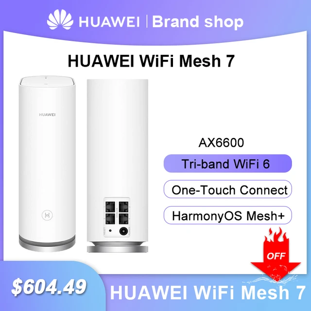 Original HUAWEI WiFi Mesh 7 AX6600 Router Tri-Band WiFi-System