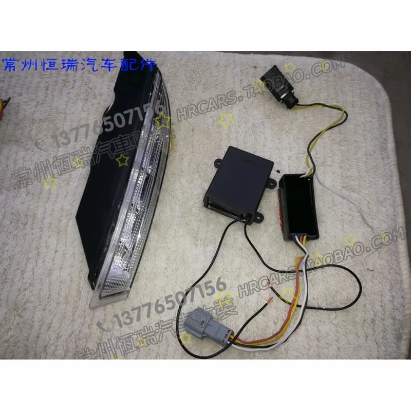 폭스바겐 시로코 R 2009-2014용 고휘도 LED DRL 방향지시등 어셈블리 주간 주행등