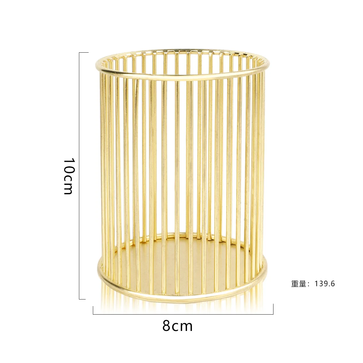 1 금속 철 메이크업 브러쉬 보관함/사무용품 보관 바구니/스테인레스 스틸 다기능 보관함