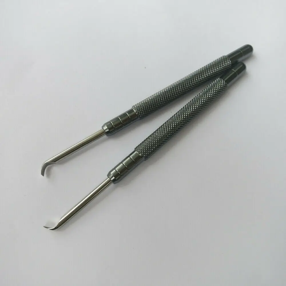 2Pcs Metal 3.5mm Watch Hand Remover Tool Watchmaker Repair Pry Levers with Flat Blade Watch Hands Lifting Tool Watch Repair Tool