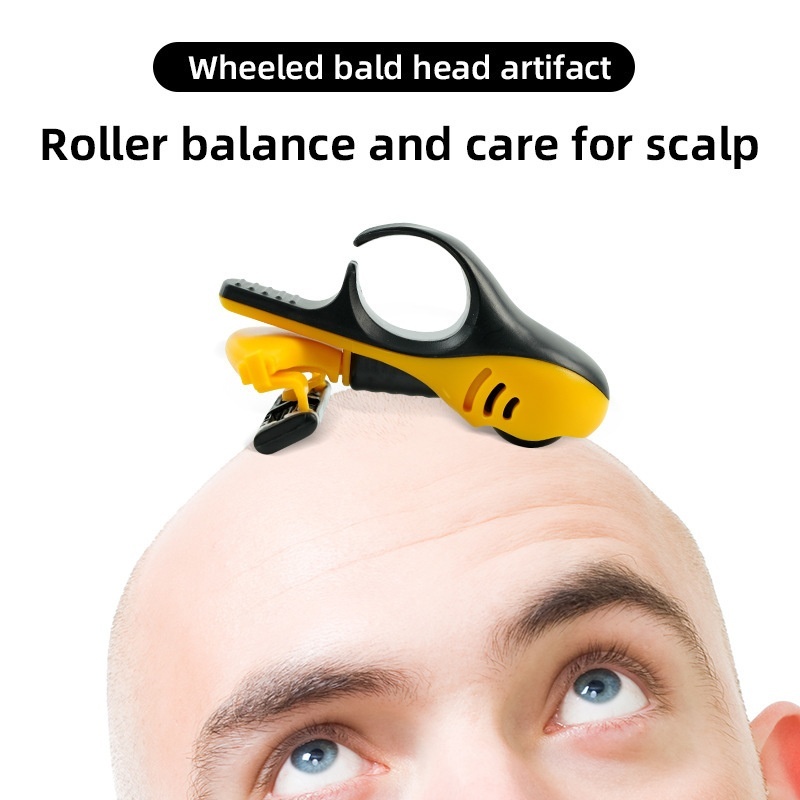 Quick Bald Head Hair Clipper - Home Creative Men's Hair Grooming Tool Portable Bald Head Shaving Device