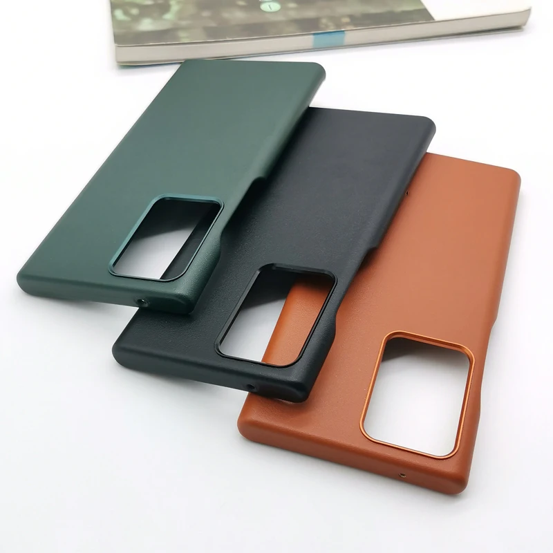 For Samsung Galaxy Note 20 Ultra 5G PU Leather Cover Shockproof Back Protective Shell Galaxy note20ultra Note20Ultra Phone Case