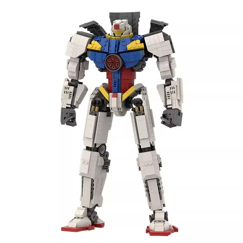 Bricklink MOC 퍼시픽 메카 영화 테크니컬 로봇 세트, 액션 피규어, 기계식 전사, 크리에이티브 빌딩 블록, 어린이 장난감 선물