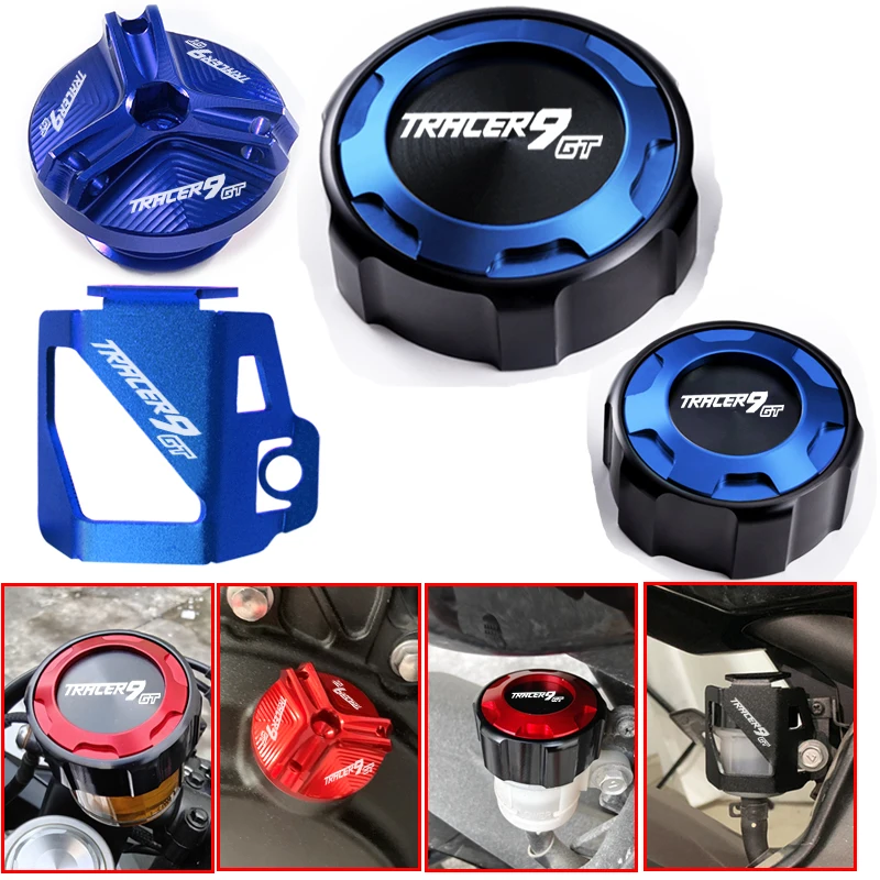 

For Yamaha Tracer9 gt Tracer 9 gt TRCAER9GT Accessories front and rear brake fluid tank caps reservoir cap protection filler cap
