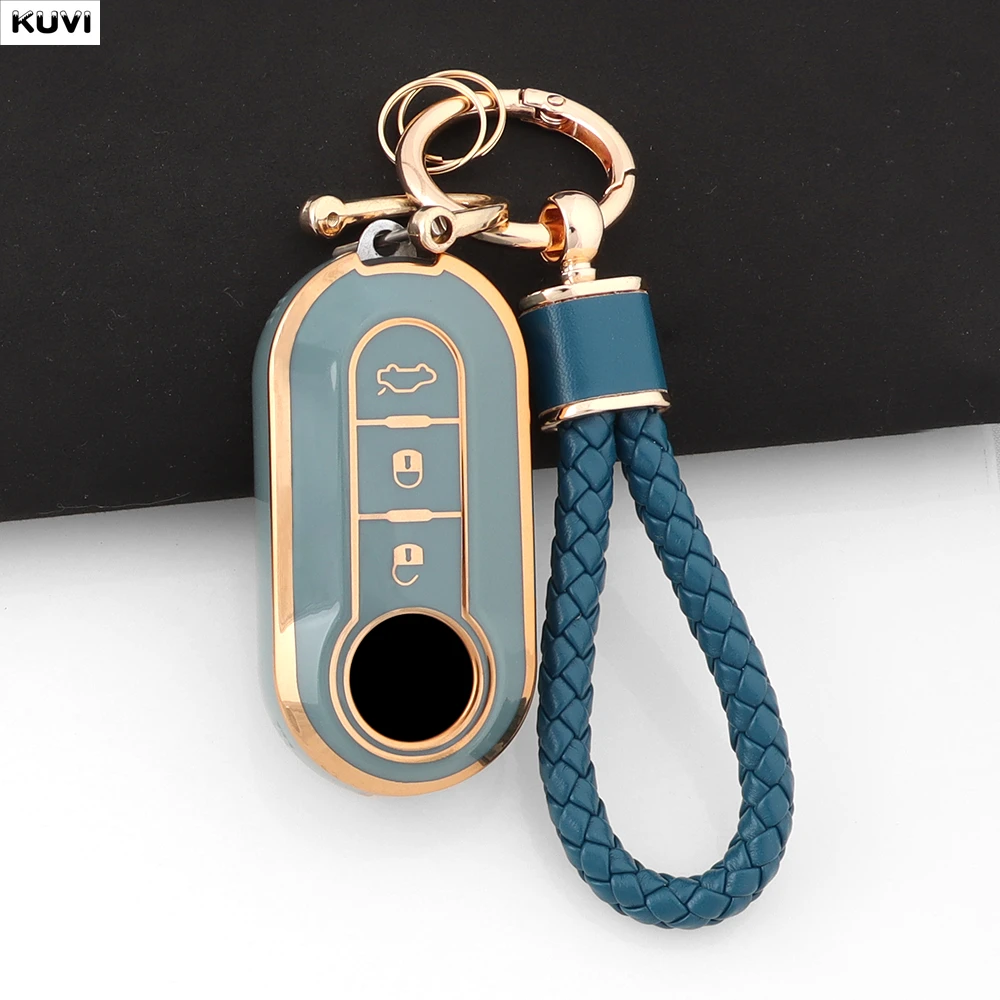 Premium TPU Folding Car Key Case Cover Shell