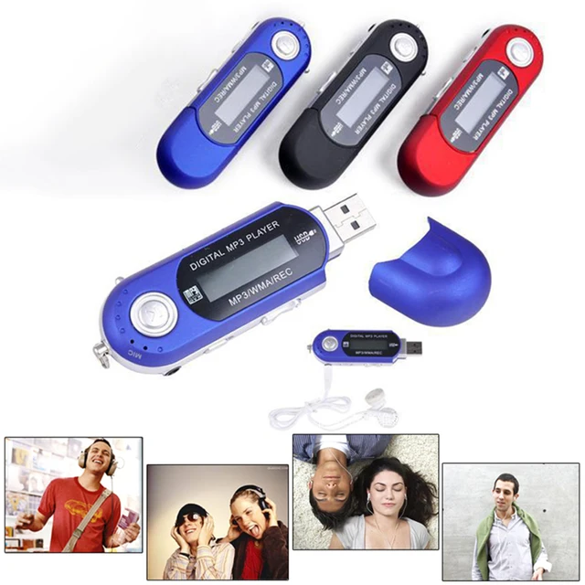 Portable USB MP3 Music Player With Digital LCD Screen Mini 4G/8G Storage  Rechargeable MP3 Player With FM Radio Function - AliExpress