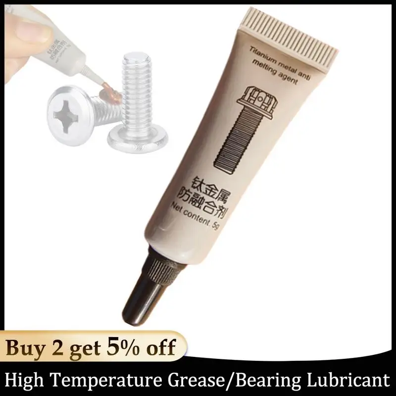High Temperature Waterproof Titanium Metal Melt Solvent Tube Grease For Standard Parts car lubricant grease lubricant