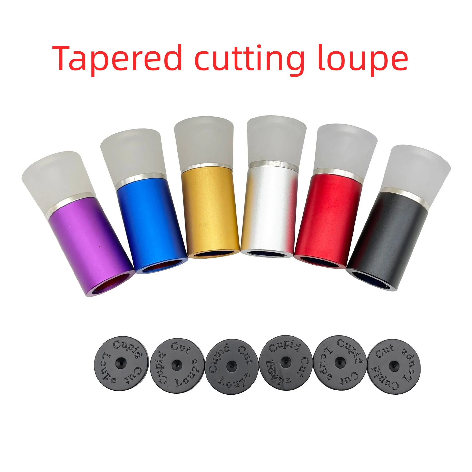 10X Diamond Inscription Loupe Magnifier for Gems Diamond Hearts