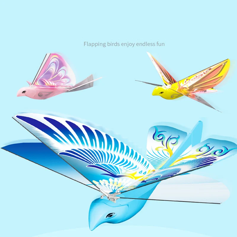 Drone Oiseau Mousse 2.4GHz Enfant - Vol LED, 30m, Rechargeable