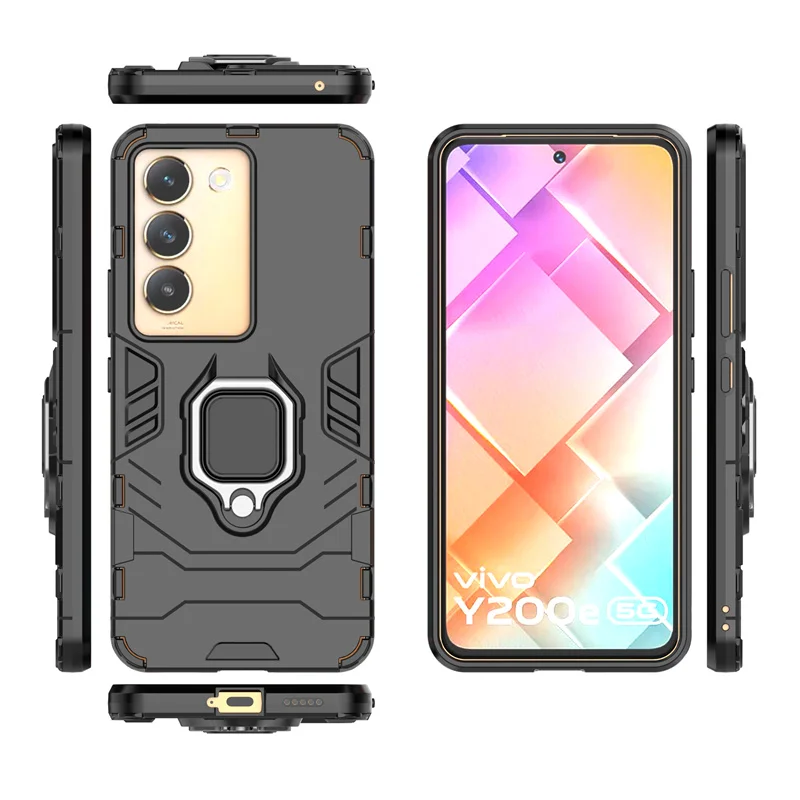 Magnetic Phone Case With Ring Stand For Vivo Series_voghion.com
