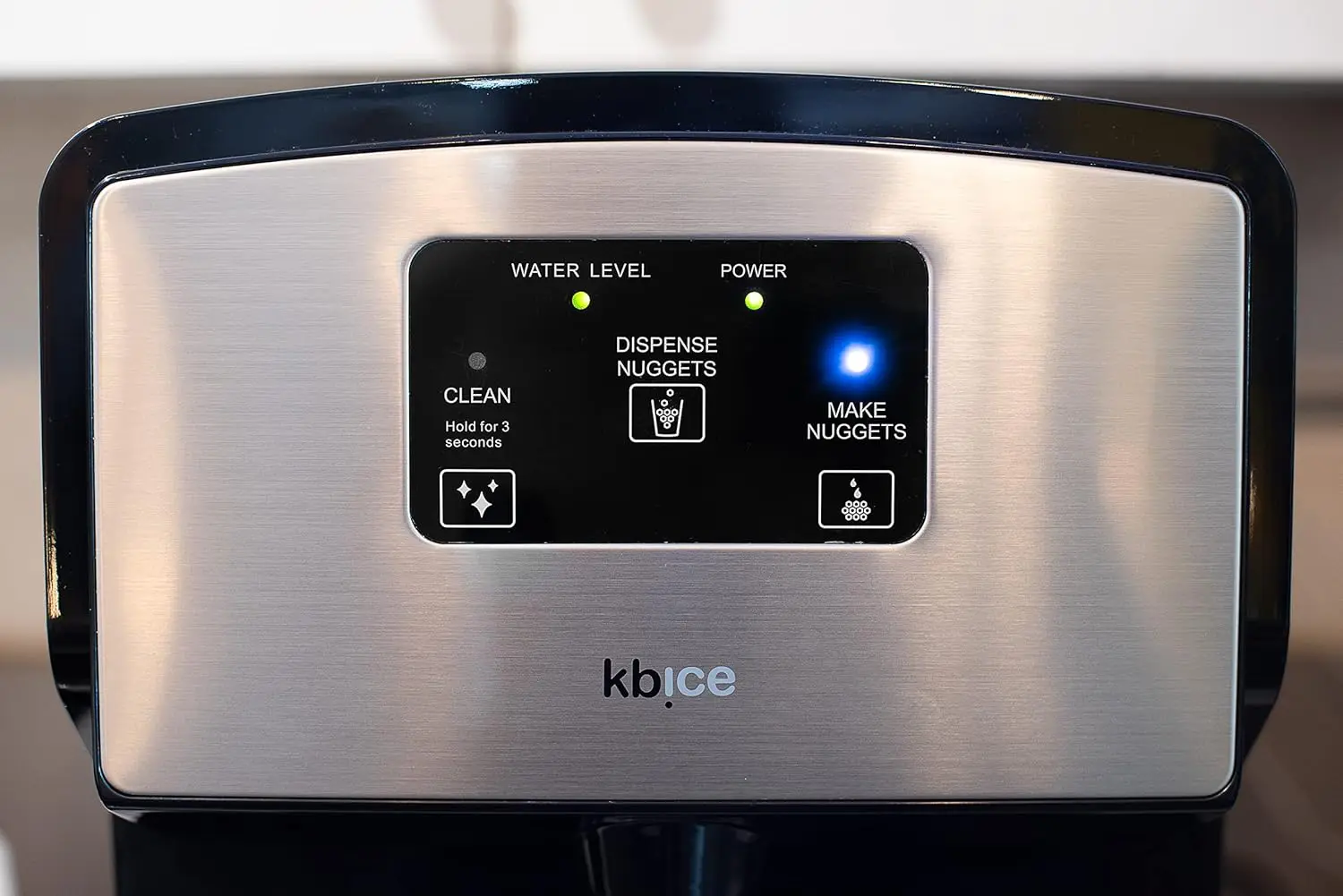 Self Dispensing Countertop Nugget Ice Maker, Crunchy Pebble Sonic Ice Maker's Produces Max 30 lbs of Nugget Ice per Day, Stainle 3